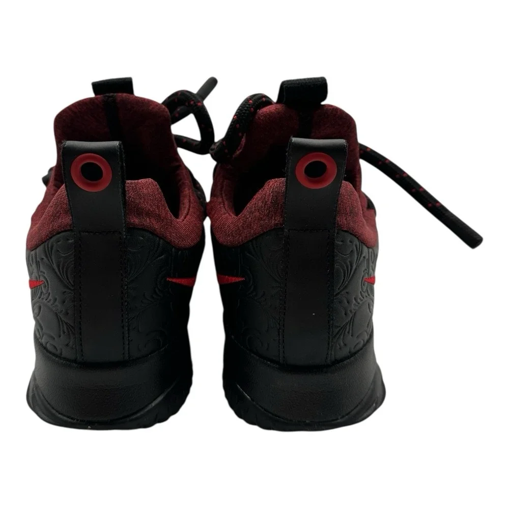 Nike City Loop Floral Shoes Womens 6.5 Black/University‎ Red Sneakers AJ1694-001